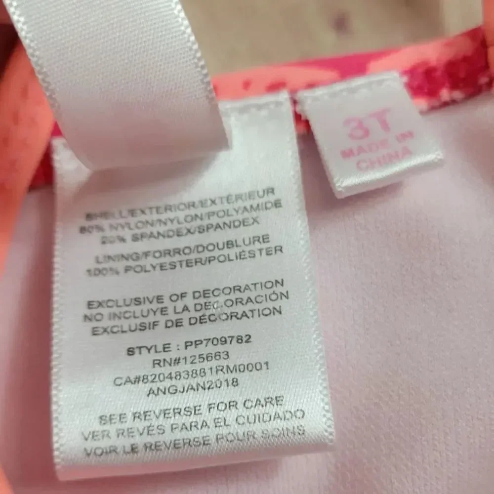 Pink Platinum swimsuit 3T